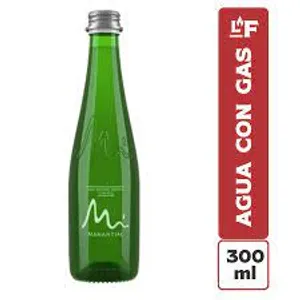 agua con gas manantial
